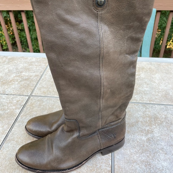 FRYE Melissa Women's Button Riding Knee High BOOT - Picture 2 of 13
